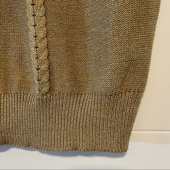 Vintage Gold Sweater Vest - Picture 5 of 14